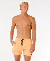 The Rip Curl Mens Offset Volley Shorts in Mandarin