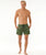The Rip Curl Mens Offset Volley Shorts in Dark Olive