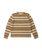 Mohair Striped Jumper in Bark