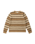 Mohair Striped Jumper in Bark