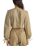 Desi Blouson Top in Sage