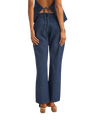 Pinstripe Trousers in Indigo