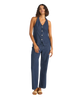 Pinstripe Trousers in Indigo