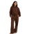 The Rhythm Womens Contrast Track Joggers in Brown