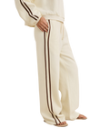 The Rhythm Womens Contrast Track Joggers in Cream