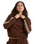 The Rhythm Womens Contrast Sweatshirt in Brown