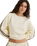 The Rhythm Womens Contrast Sweatshirt in Cream