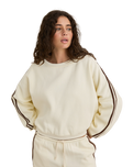 The Rhythm Womens Contrast Sweatshirt in Cream