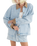 The Rhythm Womens Jessie Jacket in Washed Blue