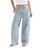 The Rhythm Womens Boyfriend Jeans in Blue Wash