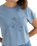 The Rhythm Womens Floral Blooms Printed T-Shirt in Slate