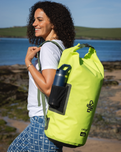 Session 40L Dry Bag Backpack in Flash Green