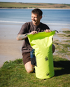 Session 60L Dry Bag Backpack in Flash Green