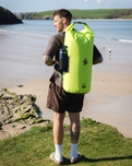 Session 60L Dry Bag Backpack in Flash Green