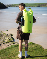 Session 60L Dry Bag Backpack in Flash Green