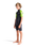 The C-Skins Boys Element 3/2mm Backzip Shorty Wetsuit in Anthracite, Lime & Multi