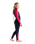 The C-Skins Girls Element 3/2mm Back Zip Wetsuit in Slate, Coral & Multi