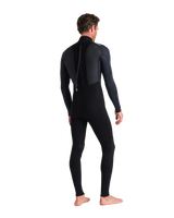 The C-Skins Mens Element 3/2mm Back Zip Wetsuit in Black, Anthracite & Cyan