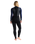 The C-Skins Womens Element 3/2mm Back Zip Wetsuit in Black, Slate & Coral