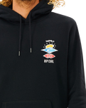 Search Icon Hoodie in Black