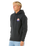 The Rip Curl Mens Wetsuit Icon Hoodie in Black Marle