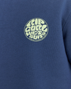 The Rip Curl Mens Wetsuit Icon Sweatshirt in Light Navy
