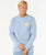 The Rip Curl Mens Wetsuit Icon Crew Sweatshirt in Ice Blue