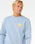 The Rip Curl Mens Wetsuit Icon Crew Sweatshirt in Ice Blue