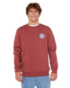 The Rip Curl Mens Wetsuit Icon Sweatshirt in Applebutter