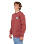 The Rip Curl Mens Wetsuit Icon Sweatshirt in Applebutter