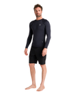 Thermal HDi Skins Long Sleeve Rash Vest in Black