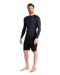 Thermal HDi Skins Long Sleeve Rash Vest in Black