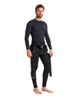 Thermal HDi Skins Long Sleeve Rash Vest in Black