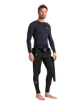 Thermal HDi Skins Long Sleeve Rash Vest in Black