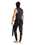 HDi Skins Hooded Rash Vest in Black