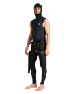 The C-Skins Mens HDi Skins Hooded Rash Vest in Black