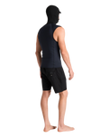 The C-Skins Mens HDi Skins Hooded Rash Vest in Black