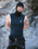The C-Skins Mens HDi Skins Hooded Rash Vest in Black