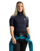 The C-Skins Womens Thermal HDi Skins Rash Vest in Black