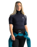 The C-Skins Womens Thermal HDi Skins Rash Vest in Black