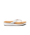 Cushion Cloud Flip Flops in White & Tan