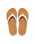 Cushion Cloud Flip Flops in White & Tan
