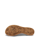 Cushion Cloud Flip Flops in White & Tan