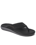 The Reef Mens Cushion Norte Flip Flops in Dark Grey
