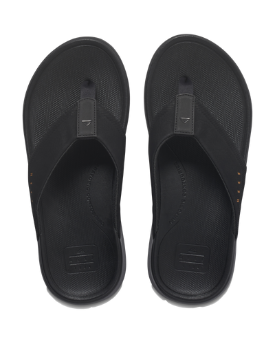 The Reef Mens Cushion Norte Flip Flops in Dark Grey