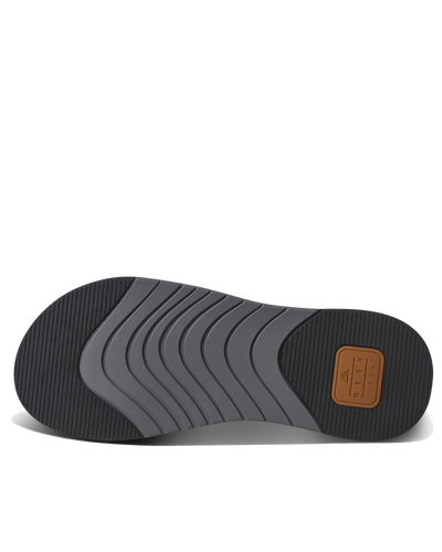 The Reef Mens Cushion Norte Flip Flops in Dark Grey