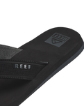 The Reef Mens The Layback Flip Flops in Black