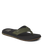 The Reef Mens The Layback Flip Flops in Black & Olive