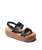Water Vista Higher Sandal in Black & Tan