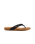 Cushion Harmony Flip Flops in Black & Tan